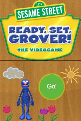 Sesame Street - Ready, Set, Grover! (Europe) (Es,Nl) screen shot title